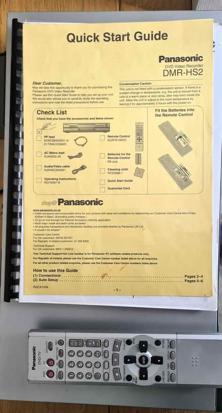 Photo of free DMR-HS2 DVD Recorder (Dollis Hill NW2) #3