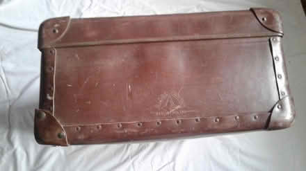 Photo of free Vintage leather suitcase (OX25 Upper Heyford) #3