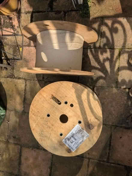 Photo of free 2 Small Cable Drums (Teddington) #1