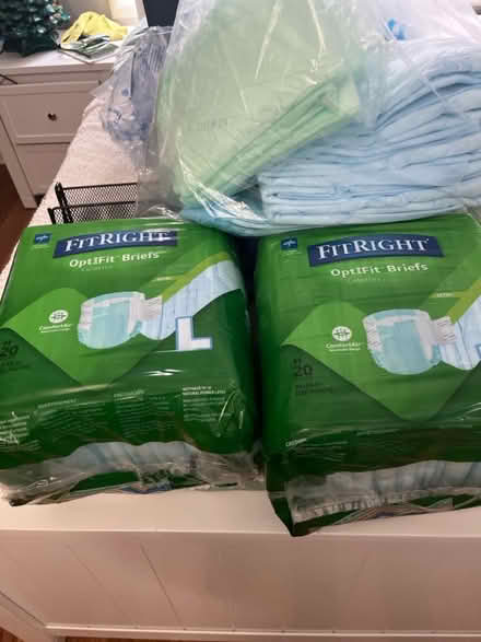 Photo of free Adult diapers and pads for a bed (The manor) #1