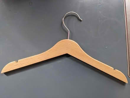 Photo of free Wooden children's coat hangers (Wood Street) #1