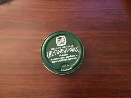 Photo of free Filson’s Oil Finish Wax (Seattle) #1