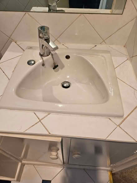Photo of free Basin sink from vanity unit, good condition (Church RG2) #2