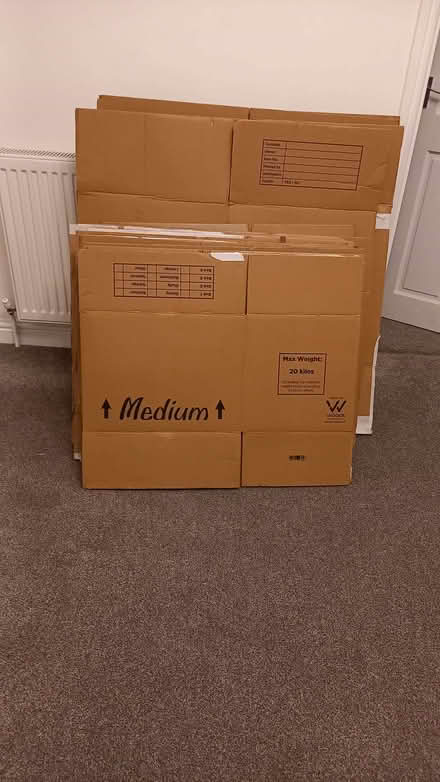 Photo of free Moving boxes, paper and blankets (Swineshead PE20) #1