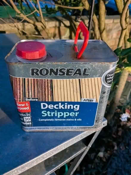 Photo of free decking stripper (Earlsfield SW17) #1