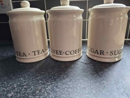 Photo of free Ceramic Coffee/Sugar/Tea Cont'rs (Murrow) #1