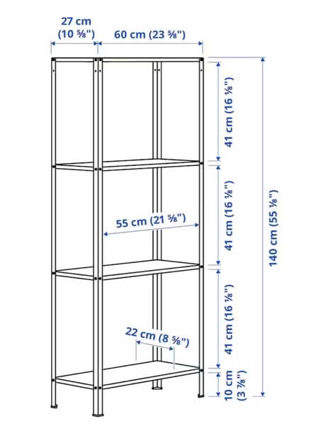 Photo of free ikea hyllis (North Pole Road W10) #2