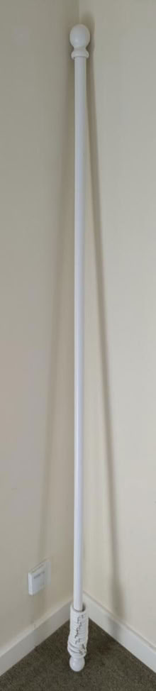 Photo of free 1.8m White Wooden Curtain Pole (Stonesfield OX29) #1