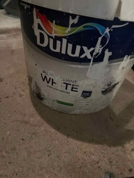 Photo of free Half full massive Dulux white emulsion (Sion Hill) #1
