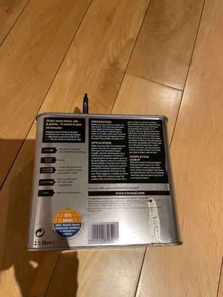 Photo of free Ronseal decking stripper (Central maidstone) #3