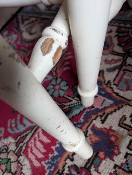 Photo of free Three painted spindle back chairs (Neasden NW10) #2