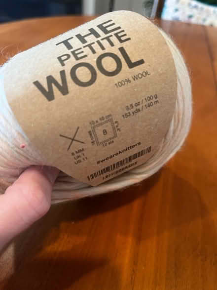Photo of free 100% wool yarn (Capitol Hill NE Maryland Ave) #2