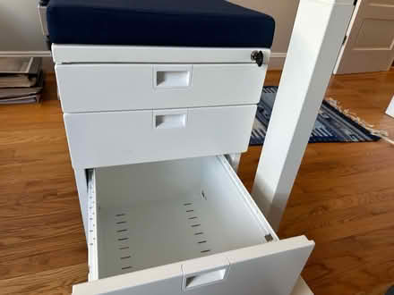 Photo of free File cabinet bench (Bloomingdale) #3
