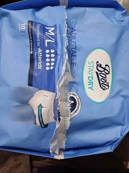 Photo of free Incontinence pads (BIRMINGHAM Northfield B31) #2