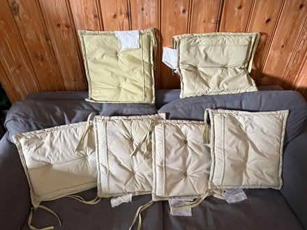 Photo of free Outside chair seat cushions (Roman Verulamium AL3) #2