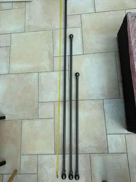 Photo of free Curtain poles brackets and rings (LE2 Leicester City) #1