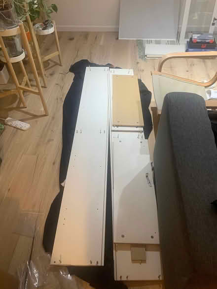 Photo of free Ikea bookcase with glass doors (E1W) #2