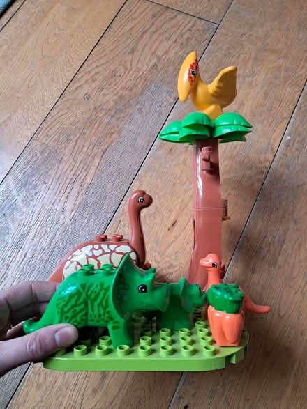Photo of free Duplo dinosaur toy (OX25, Weston on the green) #1