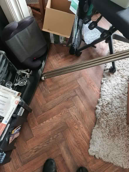 Photo of free Various curtain poles and end pieces (Whitestake PR4) #1