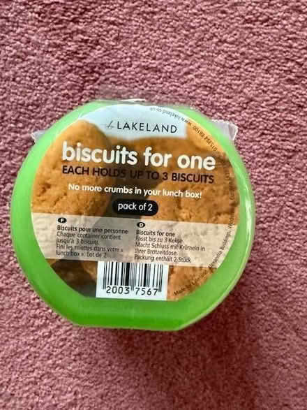 Photo of free Lakeland biscuit containers (Mimbridge GU24) #1