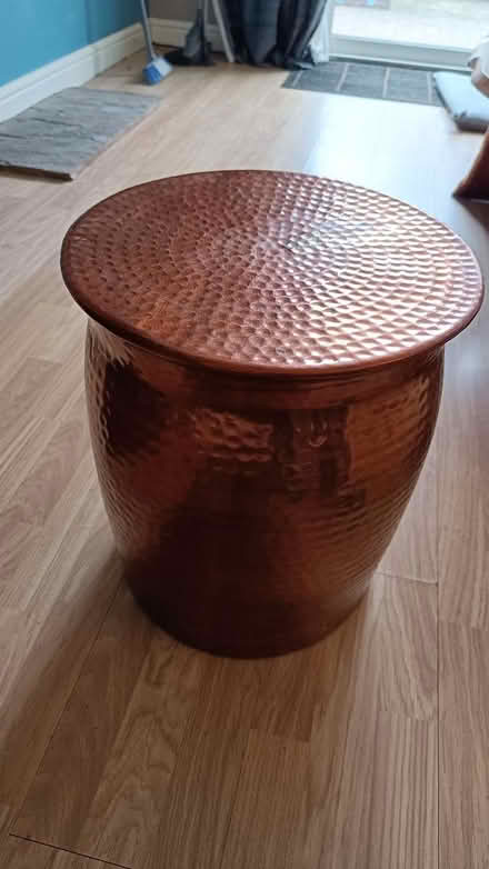 Photo of free Copper Side Table (Cwmbran) #1
