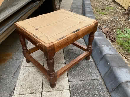 Photo of free Vintage footstool 24hrs (Dunfermline KY11) #1