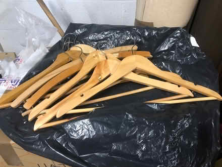 Photo of free Wooden coat hangers (Admaston telford) #1