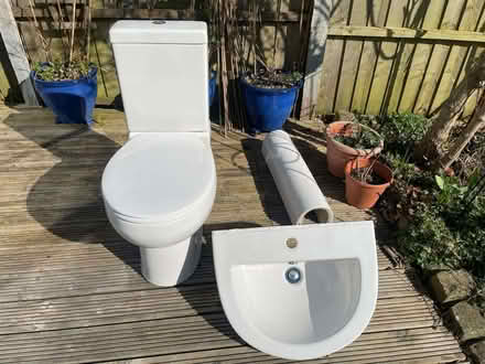 Photo of free Comfort toilet and washbasin (Formby L37) #1