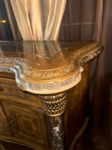 Photo of free Marble& Wooden Sideboard / Buffet (Ypsilanti Township) #3