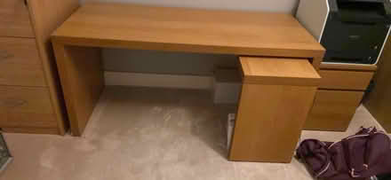 Photo of free IKEA desk (oak) (Southend on sea SS0) #1
