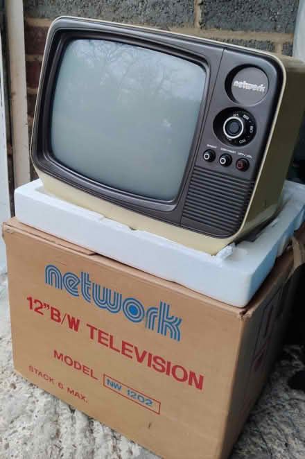 Photo of free 12" b/w analogue TV (Woking) #1