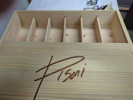 Photo of free Wooden wine box (Burlingame Easton Addition) #2