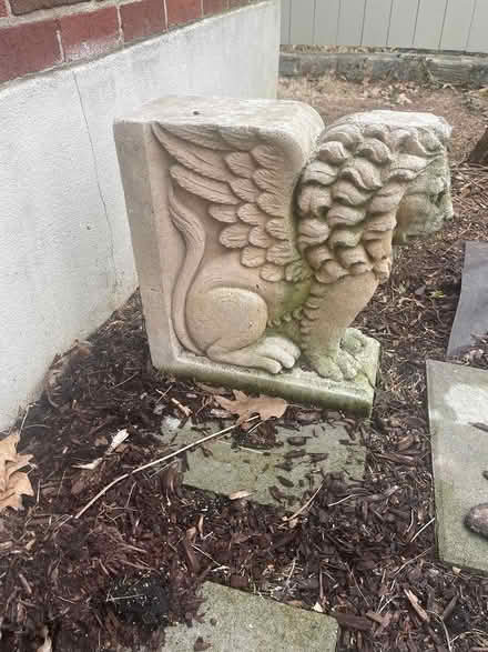 Photo of free Concrete Garden Bench (Main Street in Lititz) #4