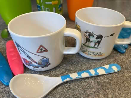 Photo of free Children’s cups and cutlery (Corbets Tey RM14) #3