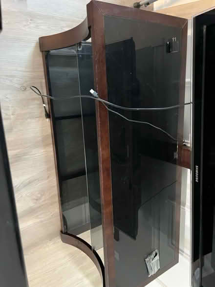 Photo of free Cherrywood TV stand (Eldersburg) #1