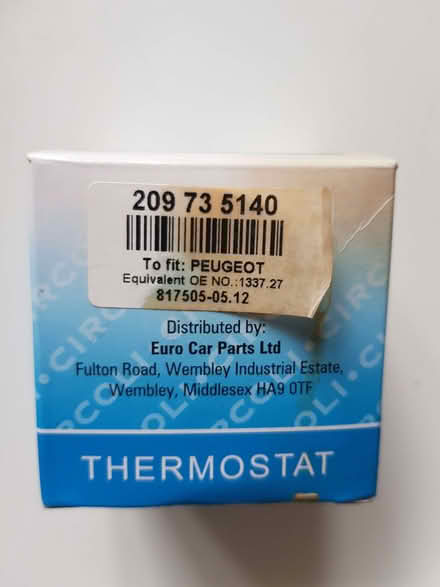 Photo of free Peugeot thermostat (Blacklands TN34) #2