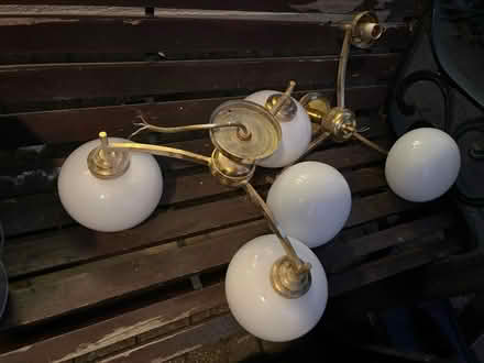 Photo of free 2x globe chandelier lights (Anerley SE19) #3