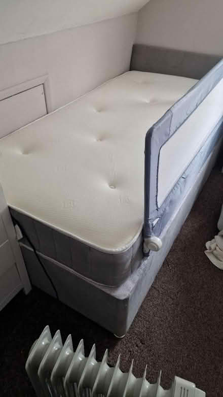 Photo of free Single Divan Bed w/ Mattress (Ashford, Surrey) #1