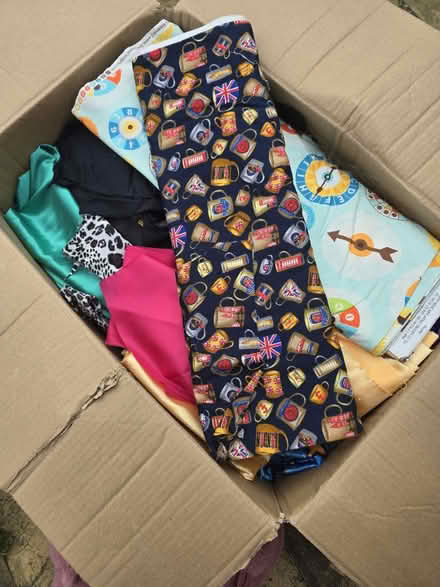 Photo of free 2 big boxes of fabrics (Cheshunt en8) #2