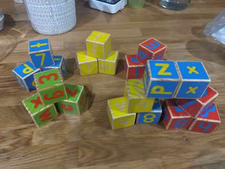 Photo of free Wooden cubes toy (Buggs Bottom RG4) #3