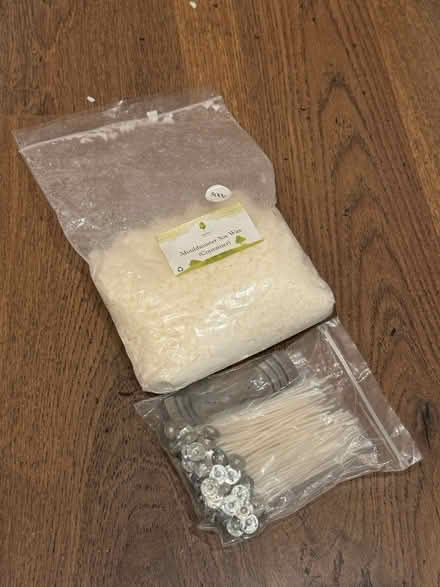 Photo of free Candle making wax and wicks (E8) #1