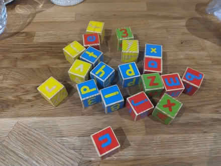 Photo of free Wooden cubes toy (Buggs Bottom RG4) #1