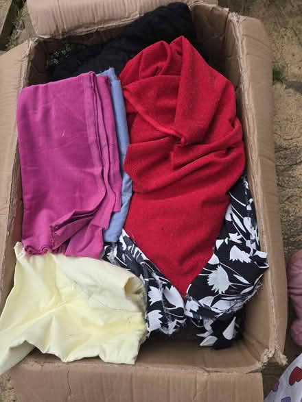 Photo of free 2 big boxes of fabrics (Cheshunt en8) #1