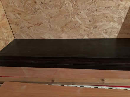 Photo of free 8 x black melamine shelves - various sizes (Graven Hill Depot OX25) #1