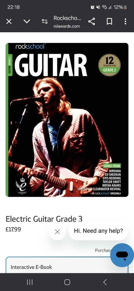 Photo of School of Rock Guitar Grade 3 book (WD6) #1