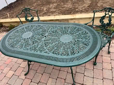 Photo of free Garden table and 2 chairs (Rathfarnham) #3