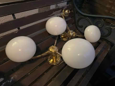 Photo of free 2x globe chandelier lights (Anerley SE19) #1