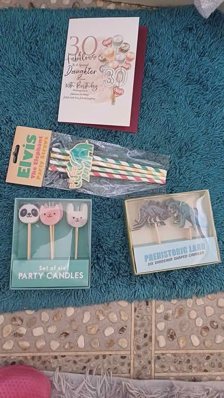 Photo of free Candles and straws and card (PR5 South ribble) #1
