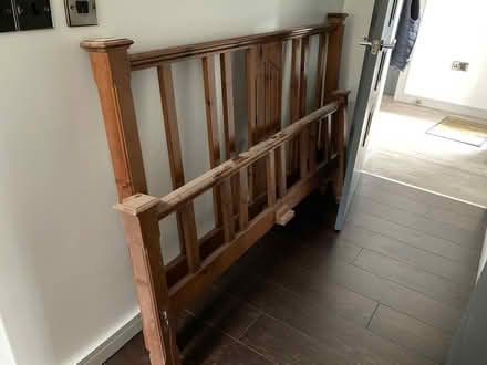 Photo of free King-size wooden bed 24hrs (Dunfermline KY11) #1