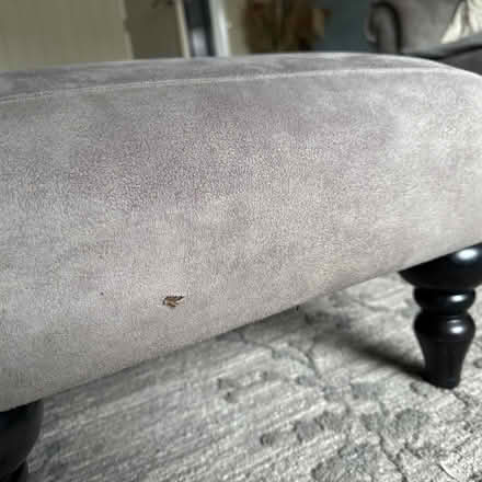 Photo of free Grey 3 seater sofa and foot stool (Crowthorne, RG45) #3